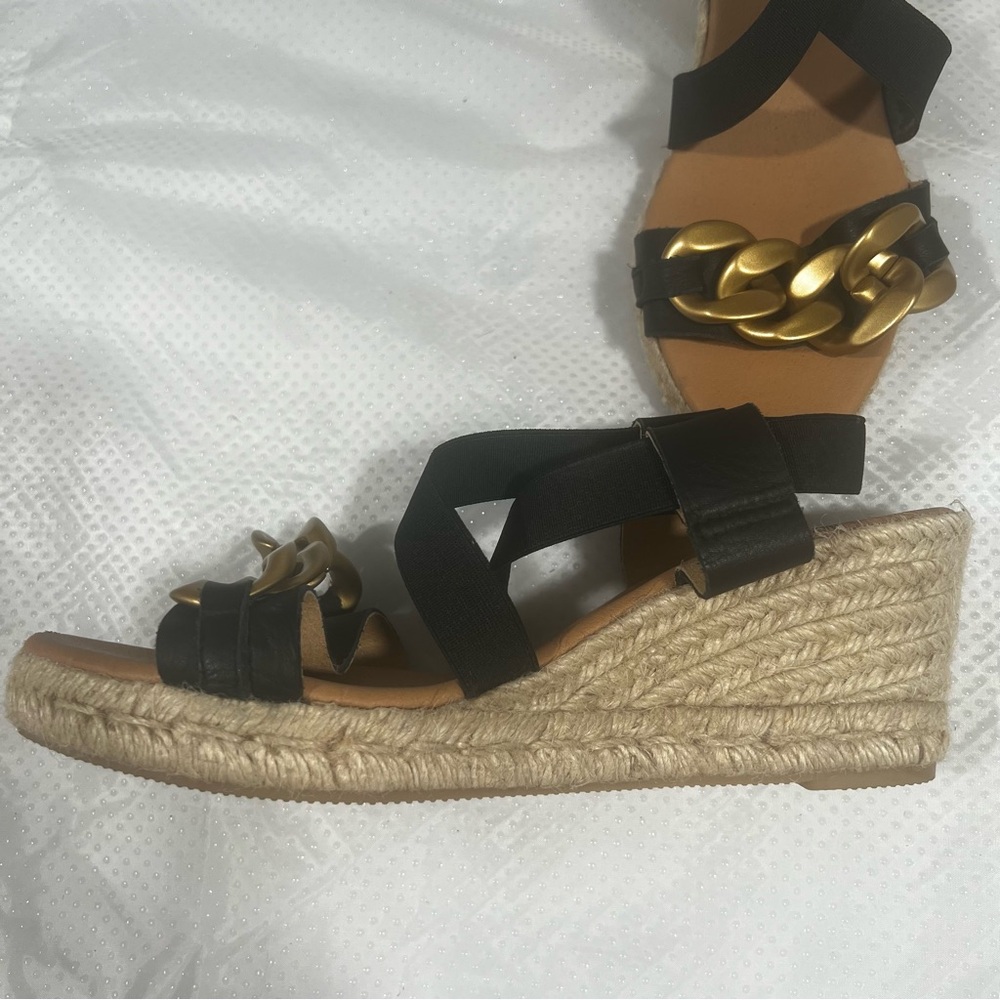 Anthropologie Maypol Espadrille Wedge Sandals Women’s Sz 38 (7.5) - Picture 8 of 14
